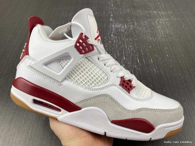 Rep Husky Jordan 4 Red SB Retro Pine DR5415-160 0818